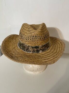 Real Tree Straw Hat